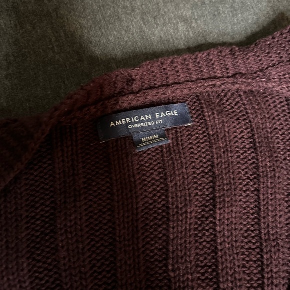 American Eagle oversized sweater cardigan - Picture 2 of 4